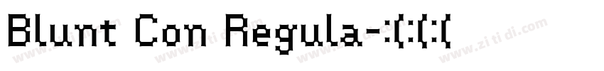Blunt Con Regula字体转换 Blunt Con Regula字体转换